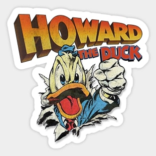 Howard The Duck Tear Sticker